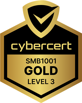SMB1001:2026 Gold certified (CyberCert)